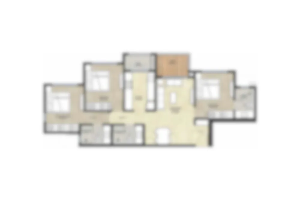 3 BHK Floor Plan